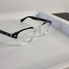 Rame ochelari Moscot Lemtosh - Johnny Depp Style Rama negru-transparent