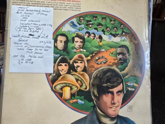 Vinil, Burt Bacharach and friend