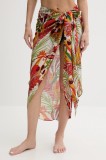 Desigual pareo TROPICAL FALD culoarea portocaliu, 25SAWA05