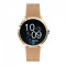 Ceas smartwatch Q8L dama, 1.28 inch IPS HD, multi sport,curea metalica , Golden