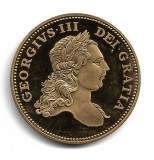 Marea Britanie UK George III FIVE GUINEAS 1770 - Museum Collection