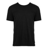 Tricou din Bumbac Negru pentru Barbati - Stil Clasic, CMCLASS