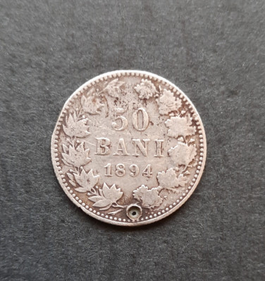 50 Bani 1894, Romania - A 5844 foto