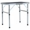 Gossi masa de camping pliabila, gri, 60 x 45 cm, aluminiu