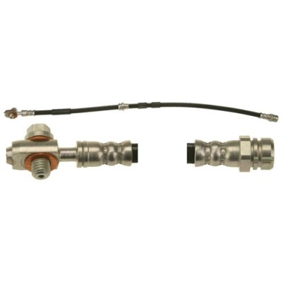 Furtun frana fata TRW Audi A3 (8L) 1996-2006; Seat Leon (1M) 1999-2006 Toledo II (1M) 1998-2006; Skoda Octavia 1U 1998-2010; VW Bora 1998-2013 Golf 4 foto