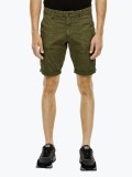 Pantaloni scurti barbati John cu talia medie si croiala Regular fit, Verde