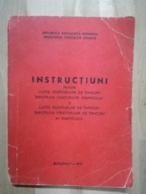 Instructiuni privind lupta vinatorilor de tancuri foto