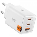 Incarcator Retea Spigen EE473EU Essential, 47W, 3A, 1 x USB-A - 2 x USB-C, Alb ACH09464