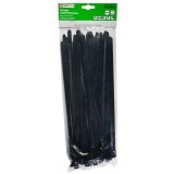 Set de 50 buc Coliere de Plastic 300 mm x 7,6 mm culoare negru,Hofftech,rezistente UV