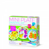 Mini set creativ - Farfurioare, LittleCraft, 4M