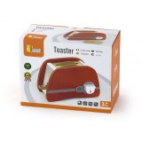 Set Toaster din Lemn VIGA , Jucarie Educativa pentru Copii, Ideala pentru Joc de Rol si Dezvoltarea Abilitatilor Motorii