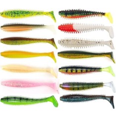 Fox Rage Spikey Shad New Ultra UV Colours 9cm UV Sun Dance foto