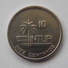 10 CENTAVOS 1989 CUBA-XF