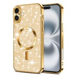 Techsuit - Luxury Glitter MagSafe - iPhone 16 - Gold