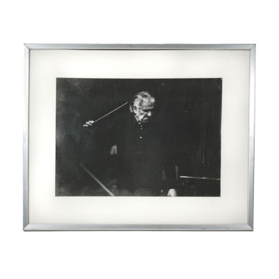 Sergiu Celibidache, fotografie realizată de Ar. Rosenthal + permisul fotografului foto