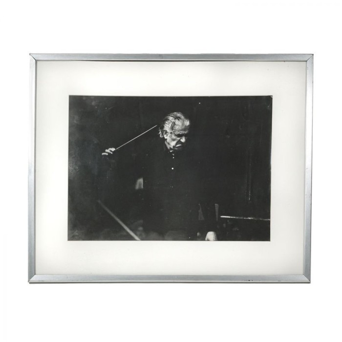 Sergiu Celibidache, fotografie realizată de Ar. Rosenthal + permisul fotografului