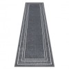 Covor, traversa ALLURE 1960 Cheie greacă, cadru - Structural, elegant, glamour gri, 70x200 cm