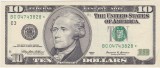 Bancnotă SUA 10 dolari 1999 Star Note BC04743828★ &ndash; Federal Reserve