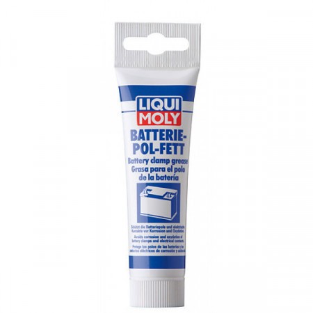 Vaselina auto LIQUI MOLY 3140, tub, 50 grame, pentru polii de baterie, pe baza de sapun de calciu