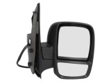 Oglinda exterioara Citroen Jumpy, Fiat Scudo, Peugeot Expert, 02.2007-, Stanga, Crom, electrica, incalzire, carcasa neagra, Impartit, View Max, 8153