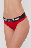 Tommy Jeans chilot culoarea roșu UW0UW02823