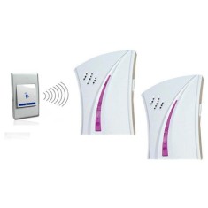 Sonerie Dubla Wireless Alimentare Priza 220V Multiple Melodii foto