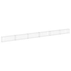 Perete gabion cu capace, 900 x 30 x 50 cm, otel galvanizat