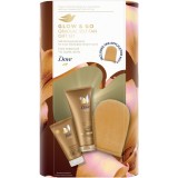 Dove Glow &amp; Go Gradual Self-Tan Gift Set set pentru un bronz perfect pentru femei
