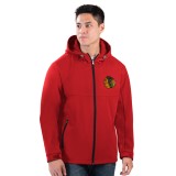 Chicago Blackhawks geacă de bărbați cu glugă Hot Softshell Jacket - XXL, G-III Sports By Carl Banks