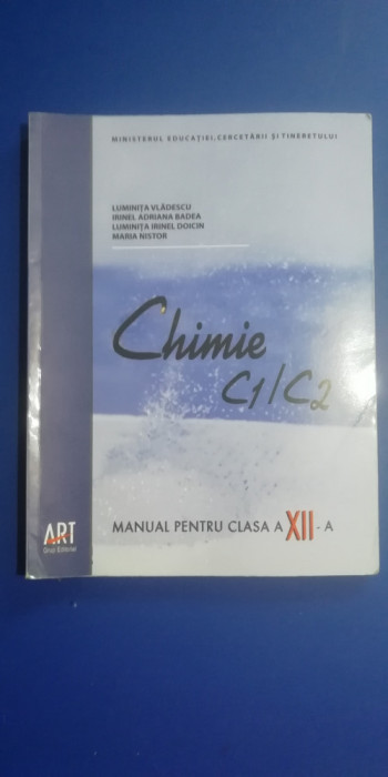 myh 31f - Manual de chimie - clasa 12 -edD 2008 - piesa de colectie