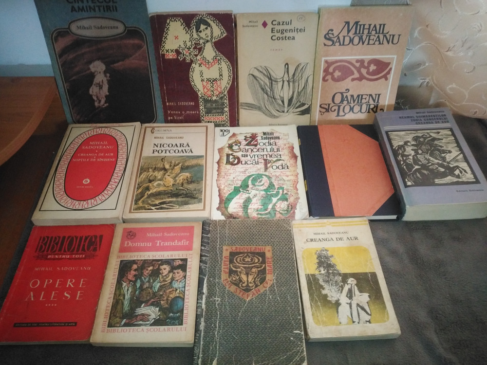 Pachet 13 carti Mihail SADOVEANU - clasici romani - serie de autor | arhiva  Okazii.ro
