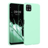 Husa pentru Samsung Galaxy A22 5G, Silicon, Verde, 55245.50, Carcasa, Kwmobile