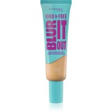 Rimmel Kind &amp; Free Blur It Out machiaj ușor de hidratare SPF 20 culoare 210 Golden Beige 30 ml