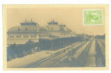 1591 - PLOIESTI, Railway Station, Romania - old postcard - used - 1914, Circulata, Printata