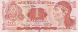 HONDURAS █ bancnota █ 1 Lempira █ 2022 █ P-96 █ UNC █ necirculata