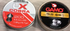 400 ALICE CAPSE CALIBRUL 5.5 UMAREX COBRA + GAMO TS 22 foto