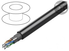 Cablu RS232/RS422 30m PVC Crom 4x2x24AWG