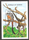 GUYANA 1992 FAUNA MAIMUTE ( colita dantelata ) MNH