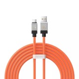Cablu de date usb la tip-c incarcare super rapida pd100w, 2m baseus, orange