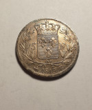 Franta 5 Franci 1819 B Regele Louis XVIII Superba Piesa de Colectie, Europa