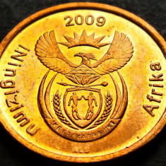 Moneda 5 CENTI - AFRICA de SUD, anul 2009 *cod 1733 B = ININGIZIMU AFRIKA