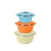 SET 3CASEROLE TERMICE 2+4+6L,BELLY BEIGE, Heinner