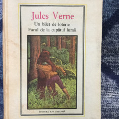 d1c Un bilet de loterie / Farul de la capatul lumii - Jules Verne