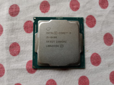 Procesor Intel Coffee Lake, Core i5 8400 2.8GHz Socket 1151 v2. foto