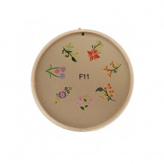 Matrita pentru unghii din silicon F11, model floral foto