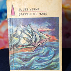 Carte - Sarpele de mare - Jules Verne ( Editura Tineretului, anul 1969 )