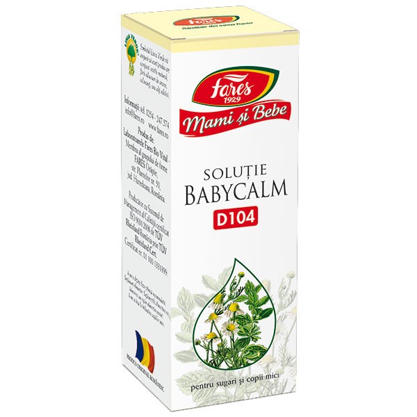 Solutie Mami si Bebe BabyCalm 30ml Fares