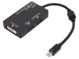 Adaptor DisplayPort 1.1a High Speed 0,16m - DELOCK