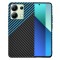 Husa pentru Xiaomi Redmi Note 13 4G, Techsuit, Carbonite FiberShell, Neagra Bleu