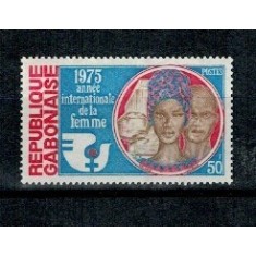 Gabon 1975 - Anul International al Femeii, neuzat